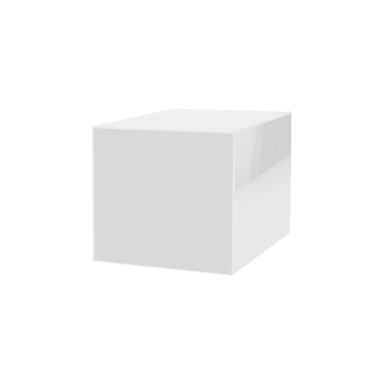 4" Square Acrylic Retail Display Box