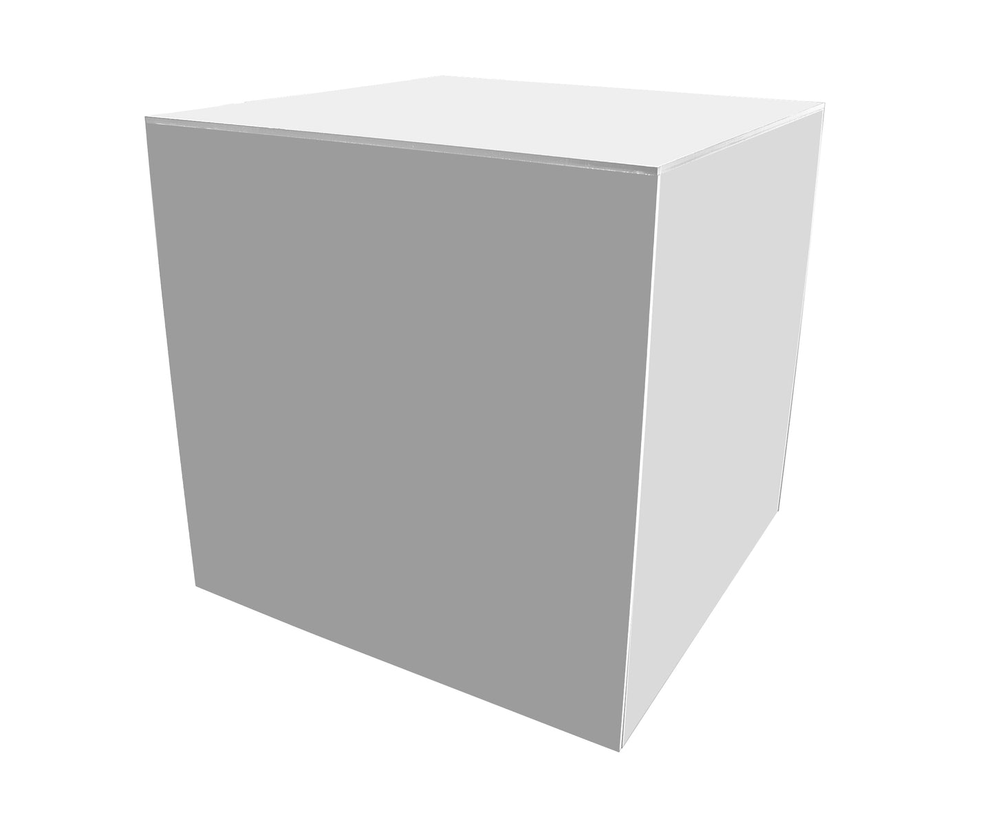 12" Square Acrylic Retail Display Box