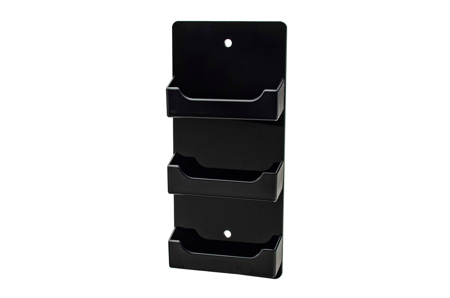 3 Pocket Wall Mount Business Card Holder