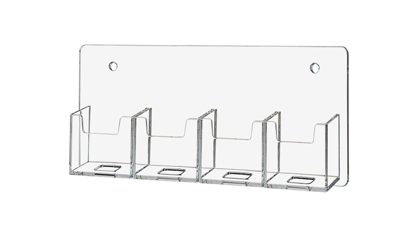 4 Pocket Hanging Vertical Business Card Holder