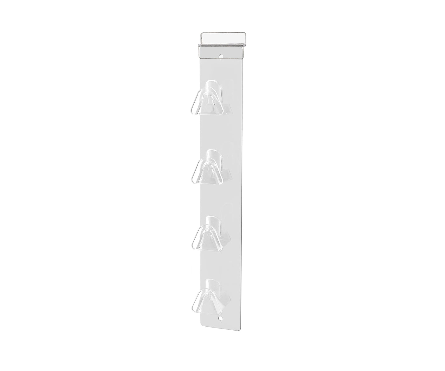 Slatwall Eyewear Holder 4 Tier Hanging Acrylic Rack