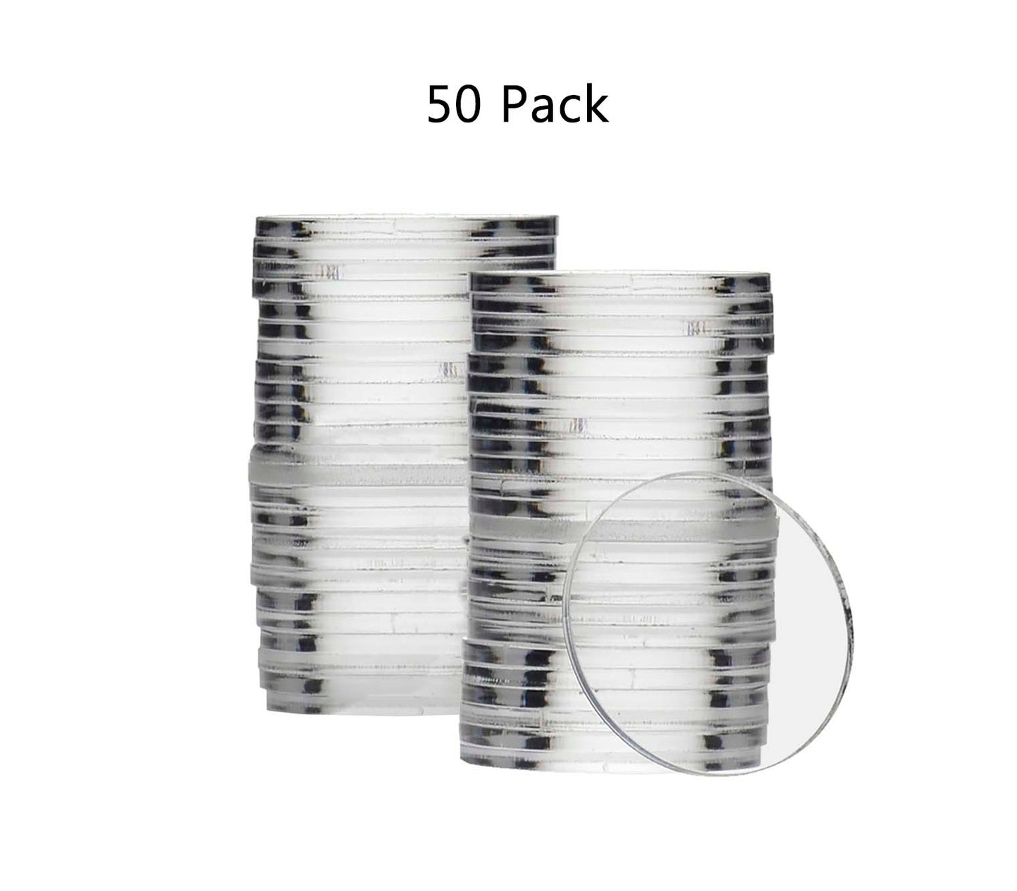 Blank Discs 1.5" Clear Acrylic Circle Craft Supplies .080" Thick