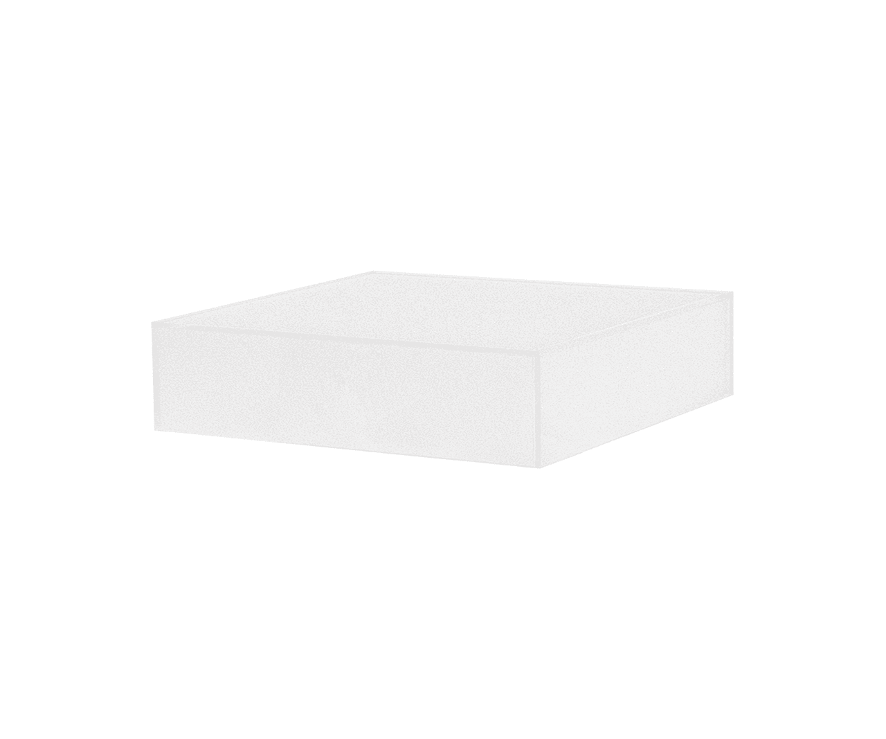 6.75" x 6.75" x 2" Acrylic Retail Display Box