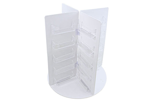 Business Card Holder 40 Pocket Rotating Countertop Display