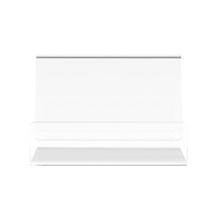 Business Card Holder Countertop Clear Acrylic with Open Sides