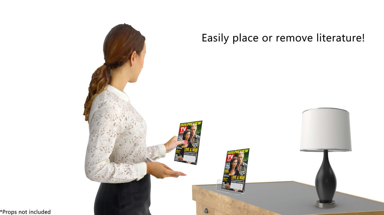 6"W x 10"H Easel Book Holder Catalog Display Stand