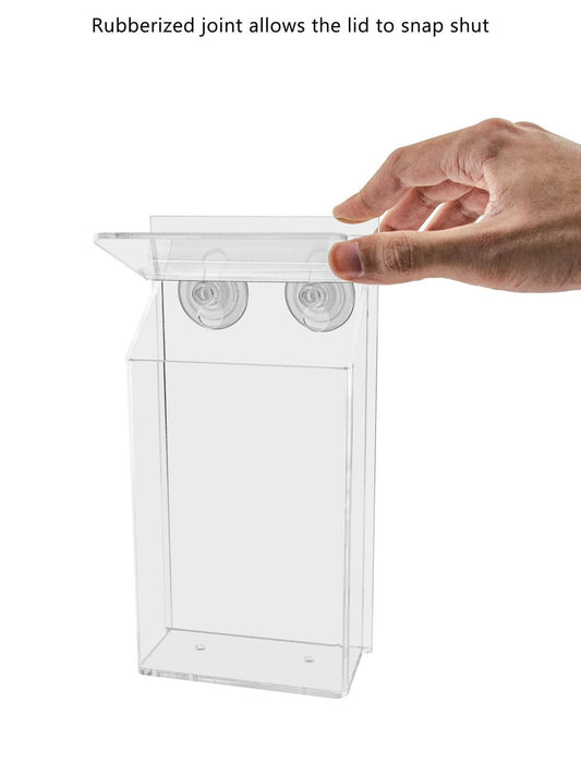 4"W x 6"H Suction Cup Outdoor Postcard Holder Window Mount