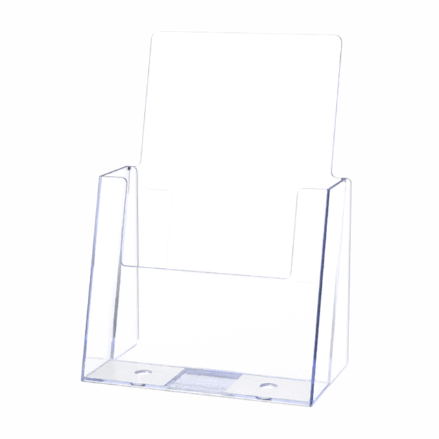 5.5"W Bifold Brochure Holder Countertop Booklet Display Stand