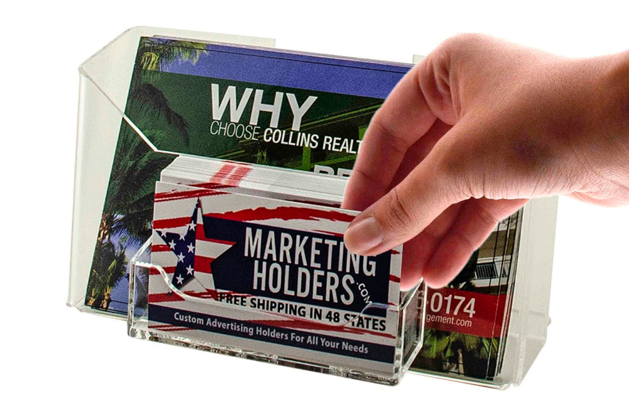 Booklet Organizer for 6"W Materials with Business Card Pocket