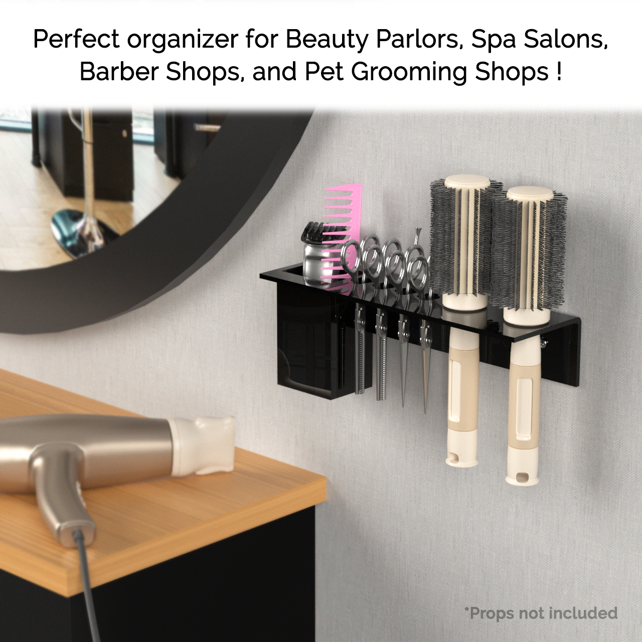 Scissor and Tool Holder Organizer with Hanging Hardware