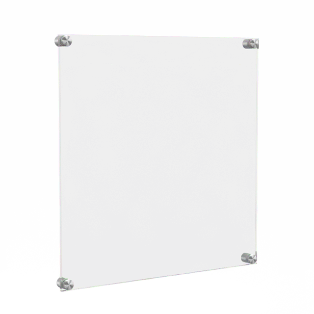 20" x 20" Wall Sign Holder Floating Graphic Poster Display