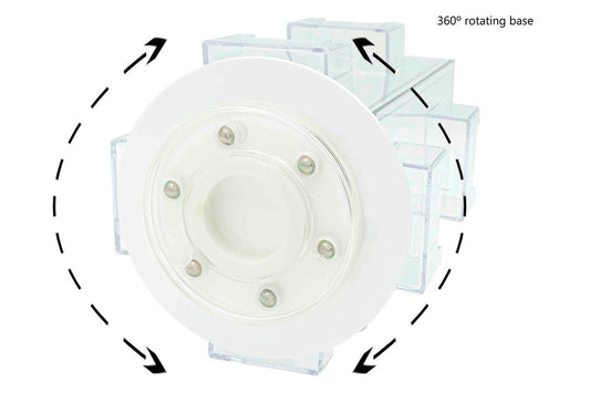 Spinning Vertical Business or Gift Card Holder 8 Pocket Display