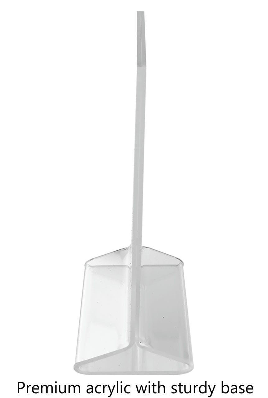 5.5"W x 8.5"H Sign Holder Top Load Double Sided Countertop Frame