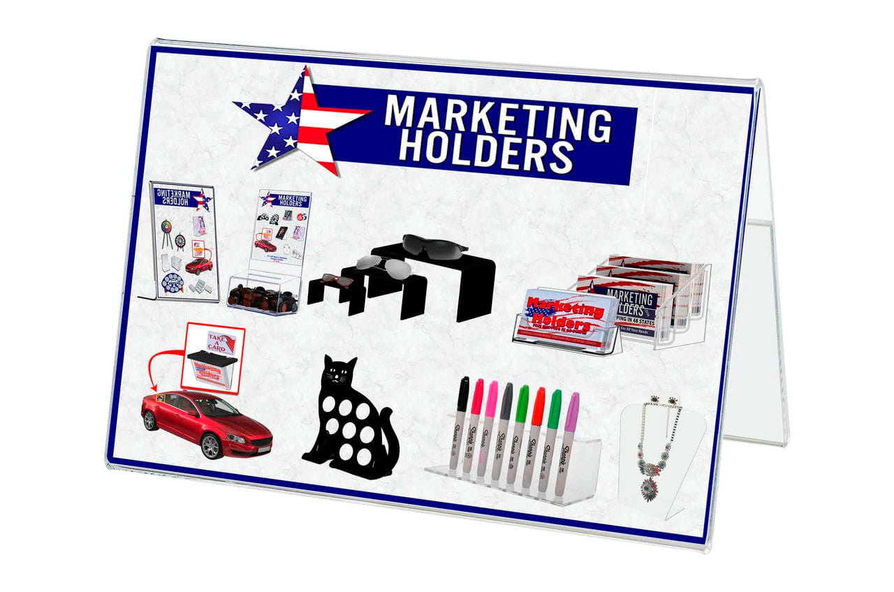 Nameplate Sign Stand for Tables Countertops and Desktops