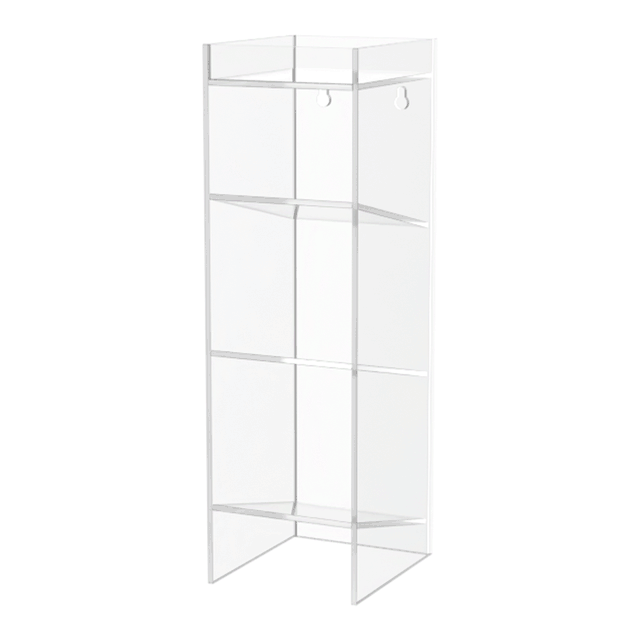 Acrylic Test Tube 3 Compartment Organizer