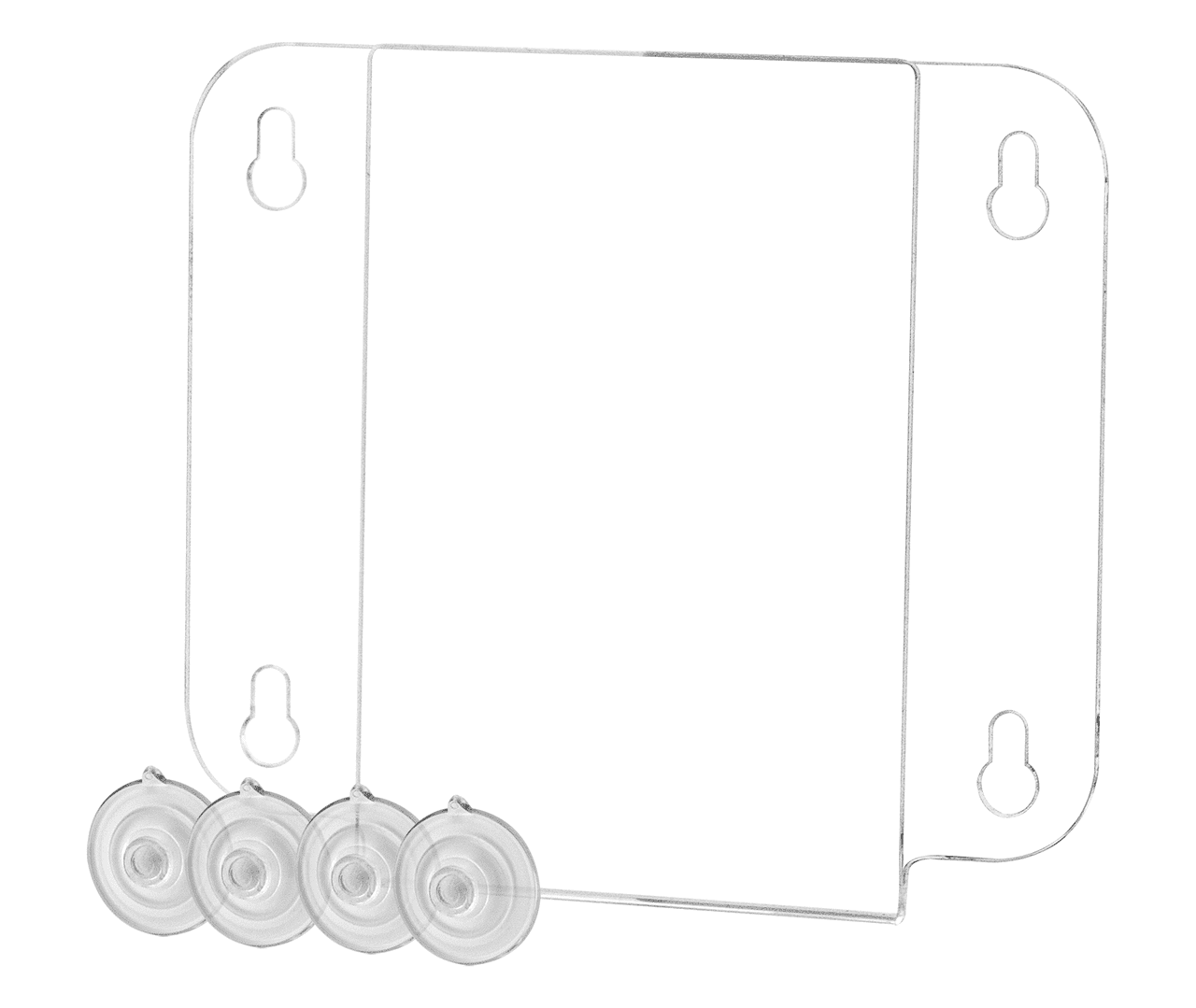 4"W x 6"H Window Sign Holder Double Sided with Suction Cups