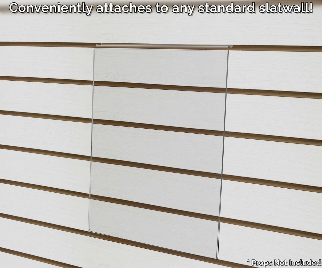 Letter Size Document Display Holder for Slatwall
