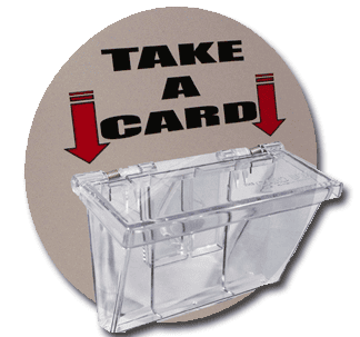 Advertising Card Box Vehicle Outdoor Holder with Round Magnet