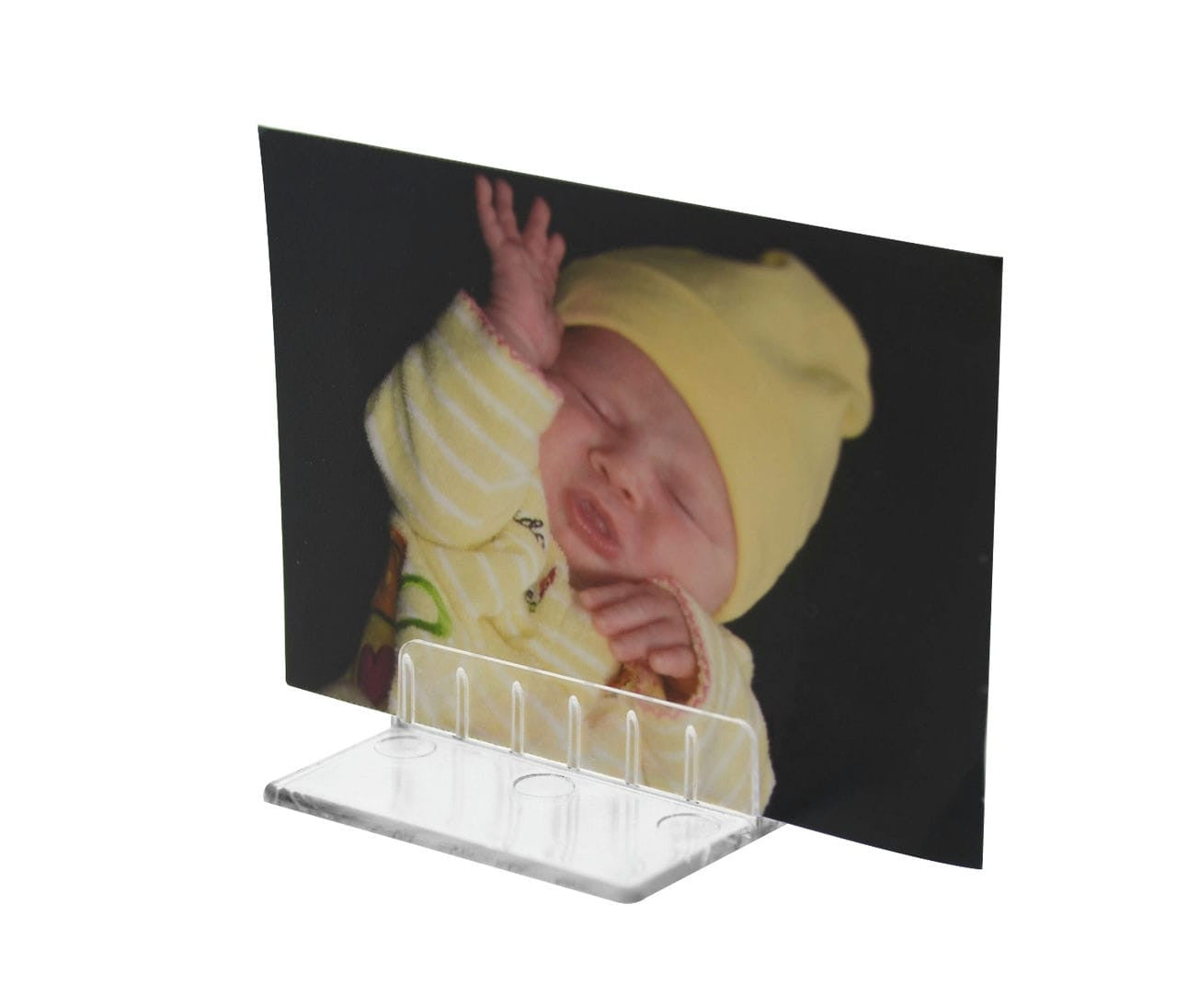 Business Card Holder Small Sign Nameplate Display Countertop