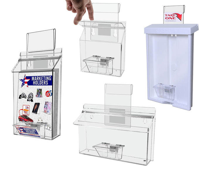 Window Hooked Brochure Holders