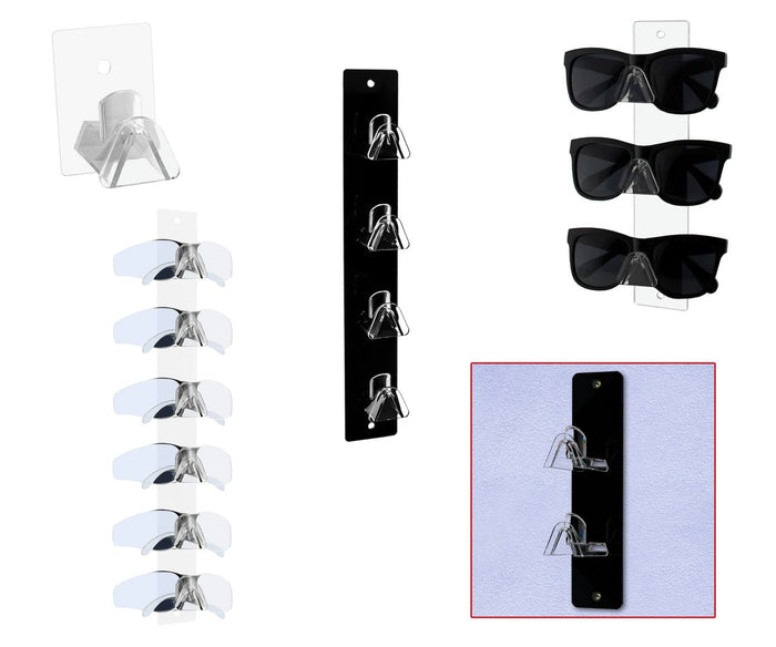 Wall Sunglass and Eyeglass Display Racks
