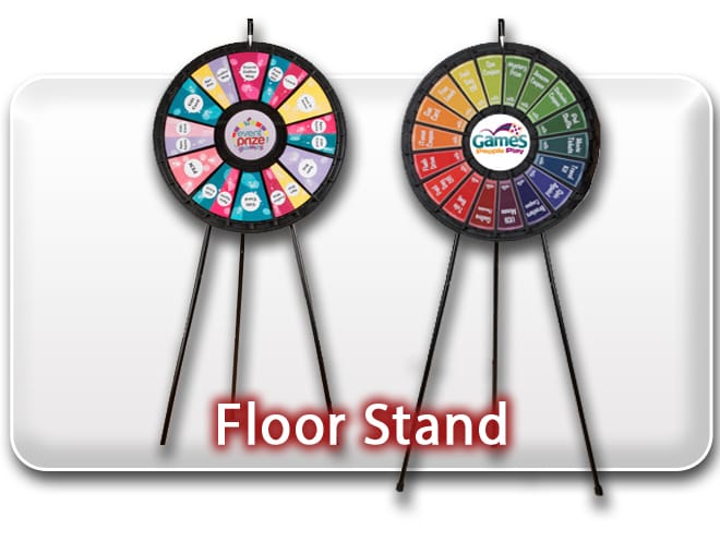 Floor Stand Prize Wheels