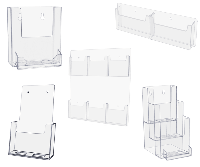 Wall Mount Brochure Holders and Literature