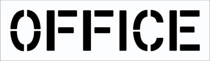 OFFICE Stencil with 12" Parking Lot or Pavement Marking