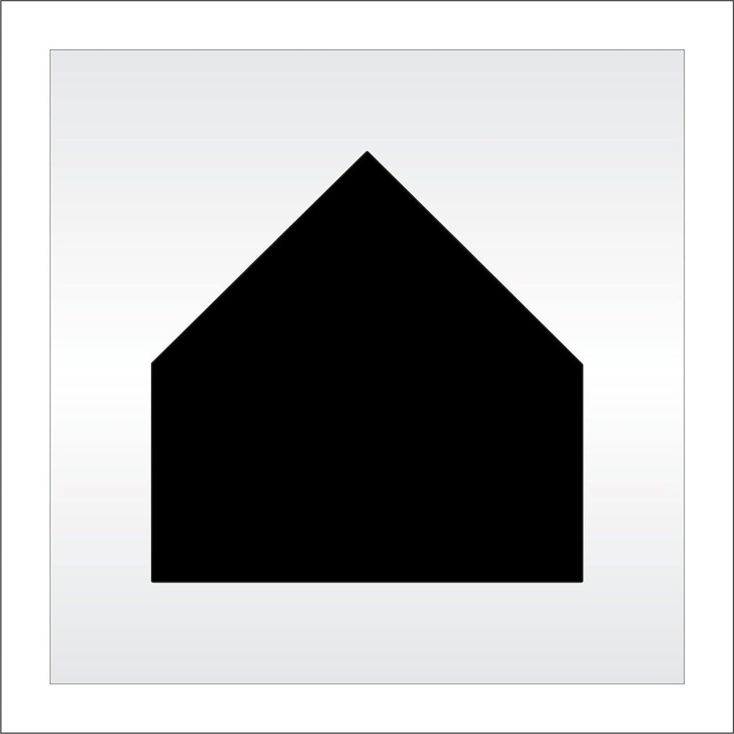 Home Plate Diamond Stencil 17" for Baseball Fields