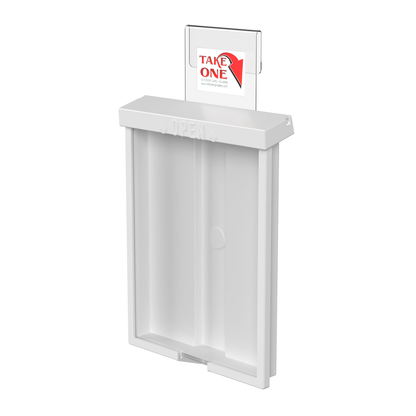 8.5"W x 11"H Outdoor Window Hook Catalog Holder Brochure Box