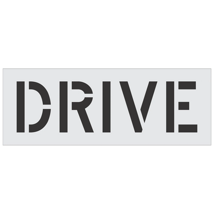 DRIVE Stencil Reusable Template for Parking Lots and Curbs
