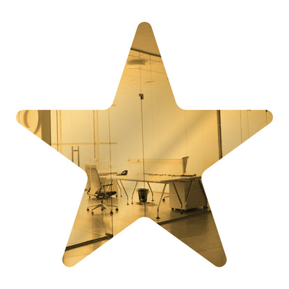 50 Pack Star Shaped Mirror Acrylic Pieces for Arts and Crafts