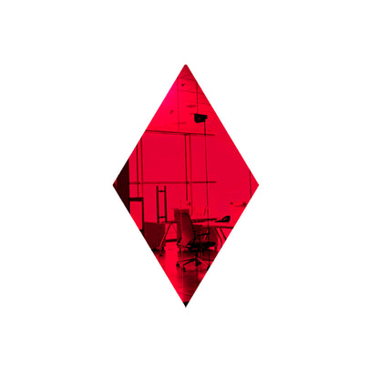 50 Pack Diamond Shaped Mirror Acrylic Pieces for Arts and Crafts