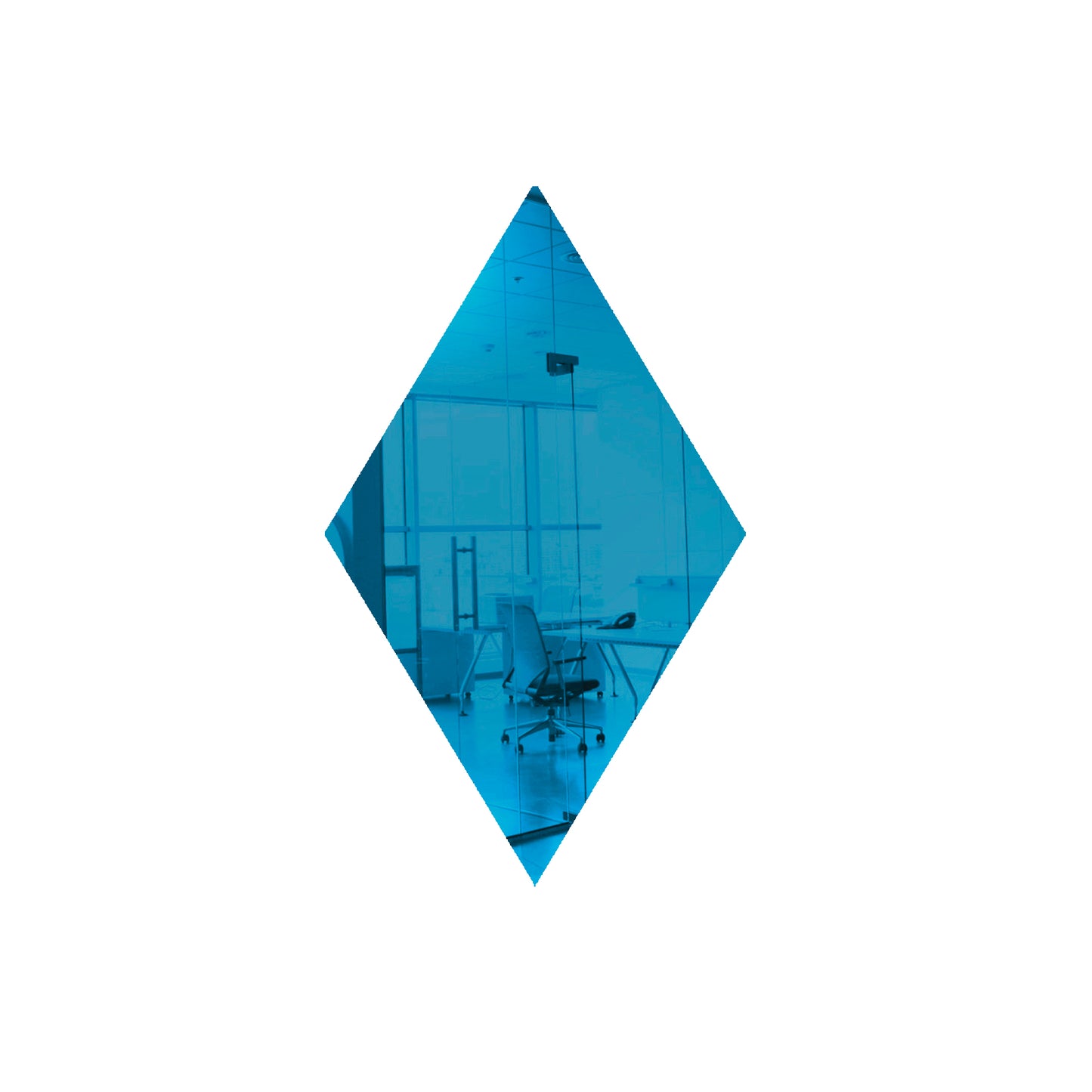 50 Pack Diamond Shaped Mirror Acrylic Pieces for Arts and Crafts