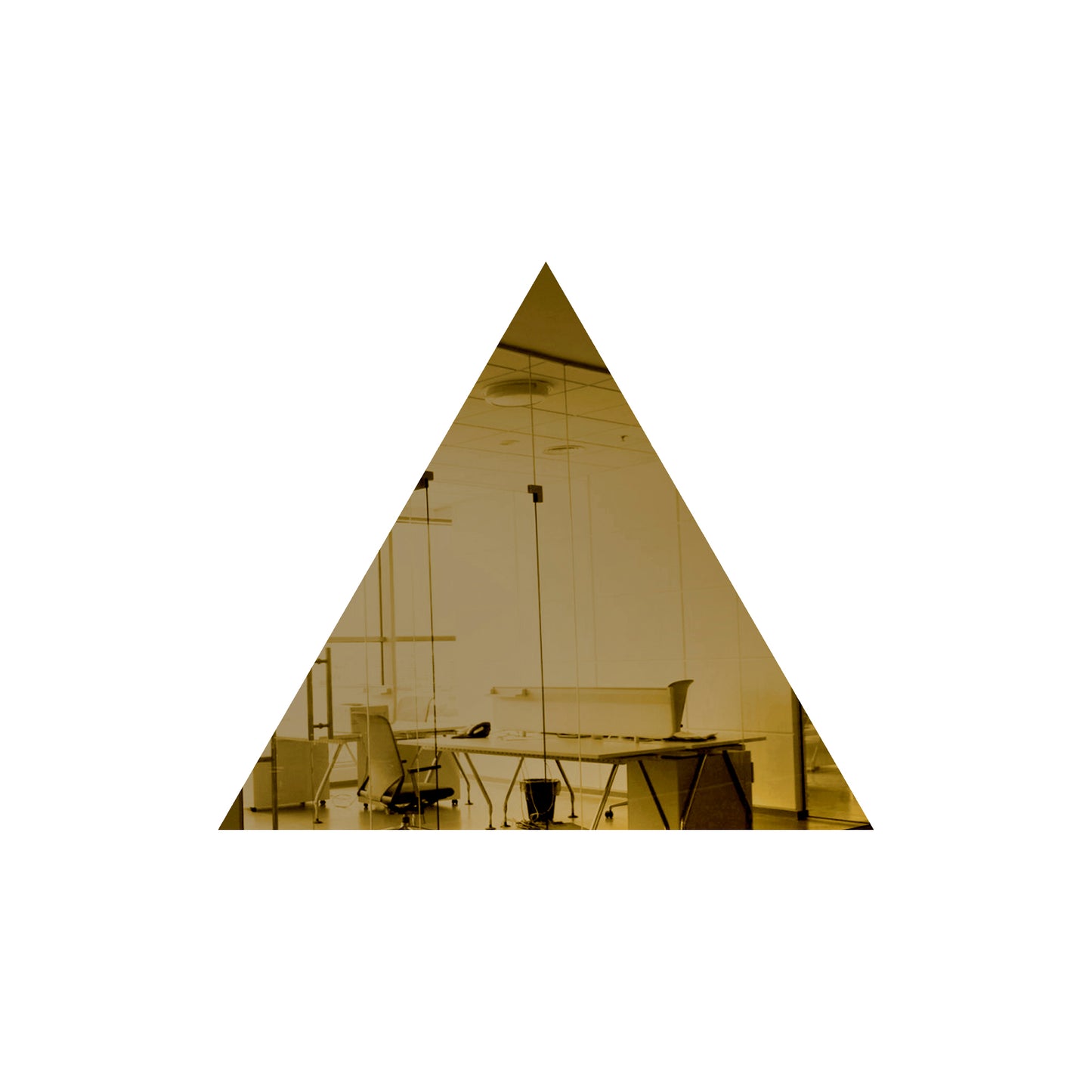 50 Pack Triangle Shaped Mirror Acrylic Pieces for Arts and Crafts