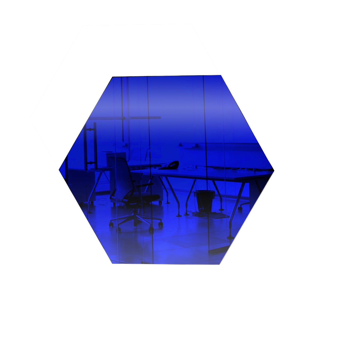 25 Pack Hexagon Shaped Mirror Acrylic Pieces for Arts and Crafts