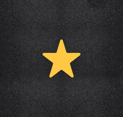 Star Stencil 24" Paintable Template for Indoor Outdoor Use