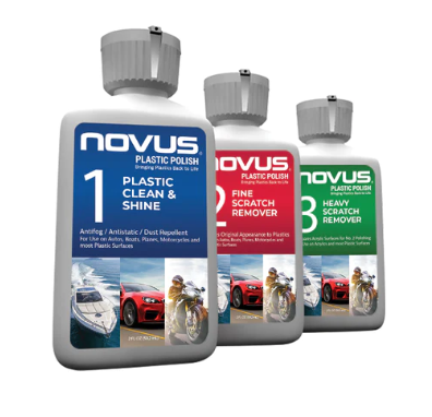 NOVUS Plastic Polish Kit in 2 oz. Bottles