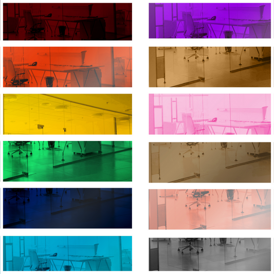 Acrylic Mirror 12" x 48" Rectangular Colored Reflective Tile