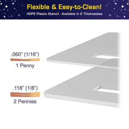 EXIT Stencil for Curbs and Blacktops