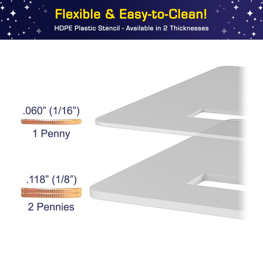 EXIT Stencil for Curbs and Blacktops