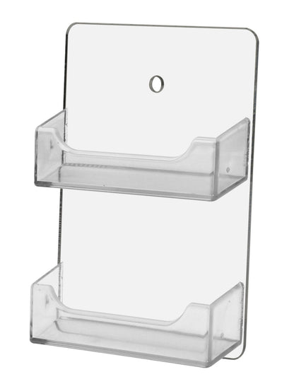 2 Pocket Hanging Business Card Holder