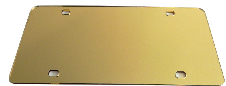 Blank Mirror License Plate Laser Cut Acrylic with 4 Holes
