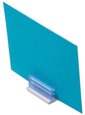 1"W x .5"D Price Tag Photo Holder Grips with Adhesive Pack of 50