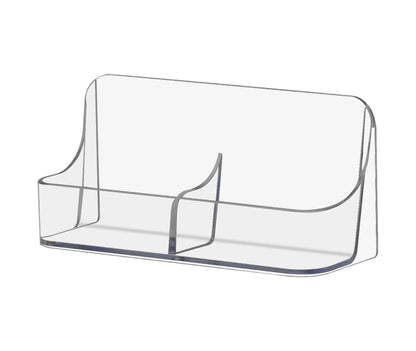2 Pocket Vertical Business Card Holders Desktop Gift Card Display