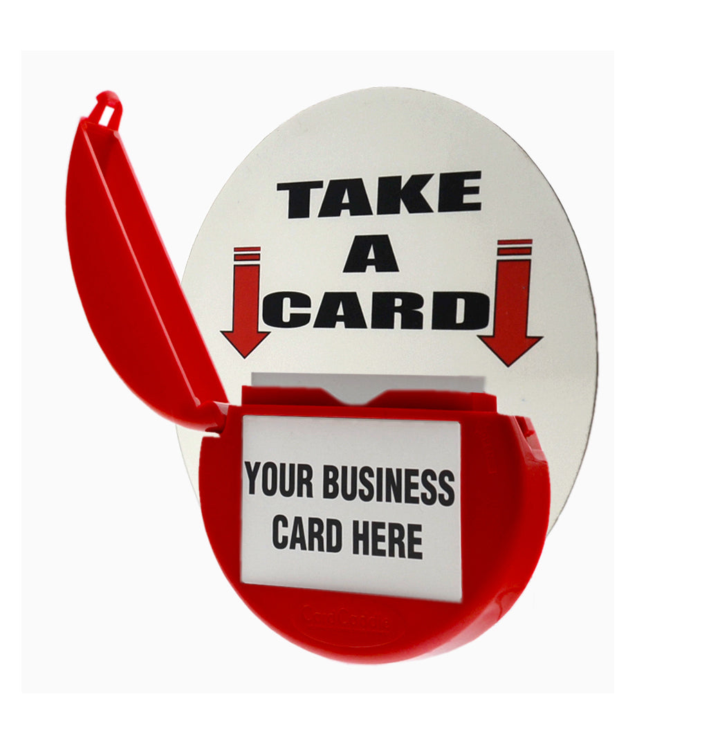 Card Caddie Magnetic Vehicle and Outdoor Business Card Holder