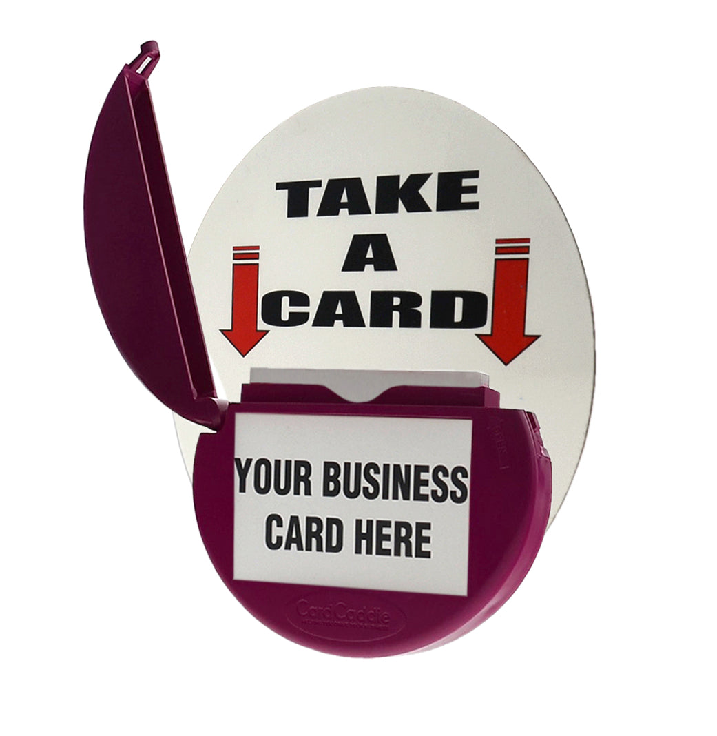 Card Caddie Magnetic Vehicle and Outdoor Business Card Holder