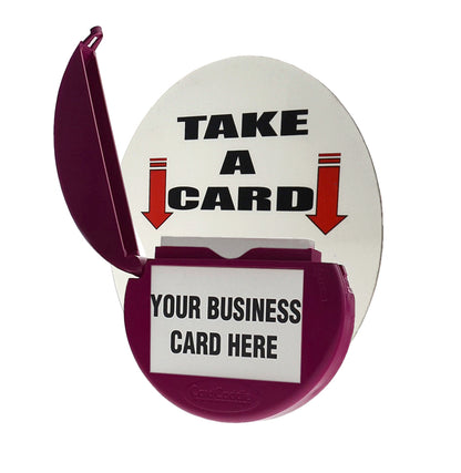 Card Caddie Magnetic Vehicle and Outdoor Business Card Holder