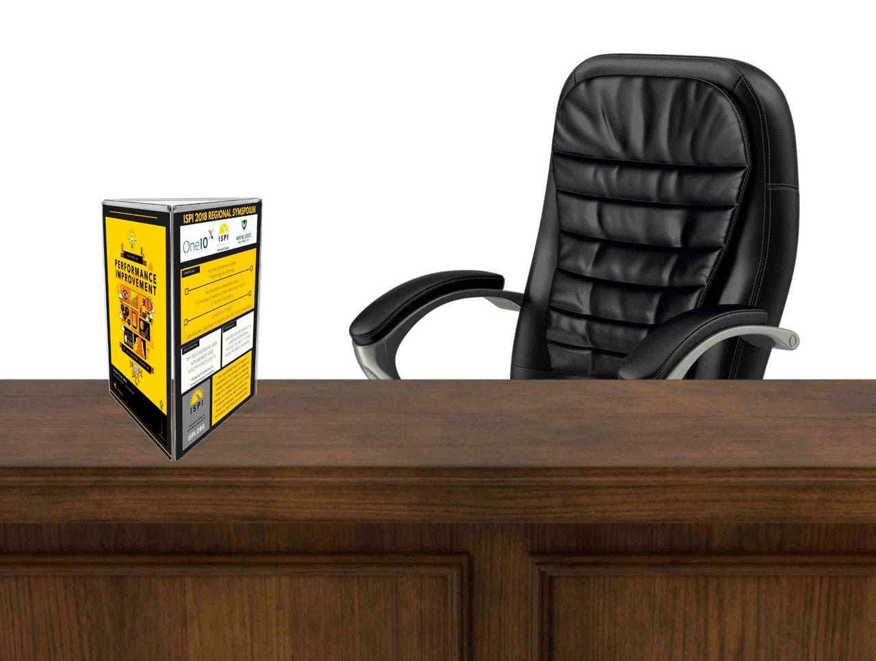 8.5"W x 11"H 3 Sided Sign Holder Table Tent Display