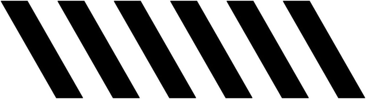 Speed Bump Lines Stencil Template for Parking Garages